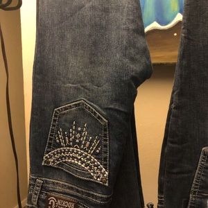 RICKIN C SIZE 30 bell flare jean